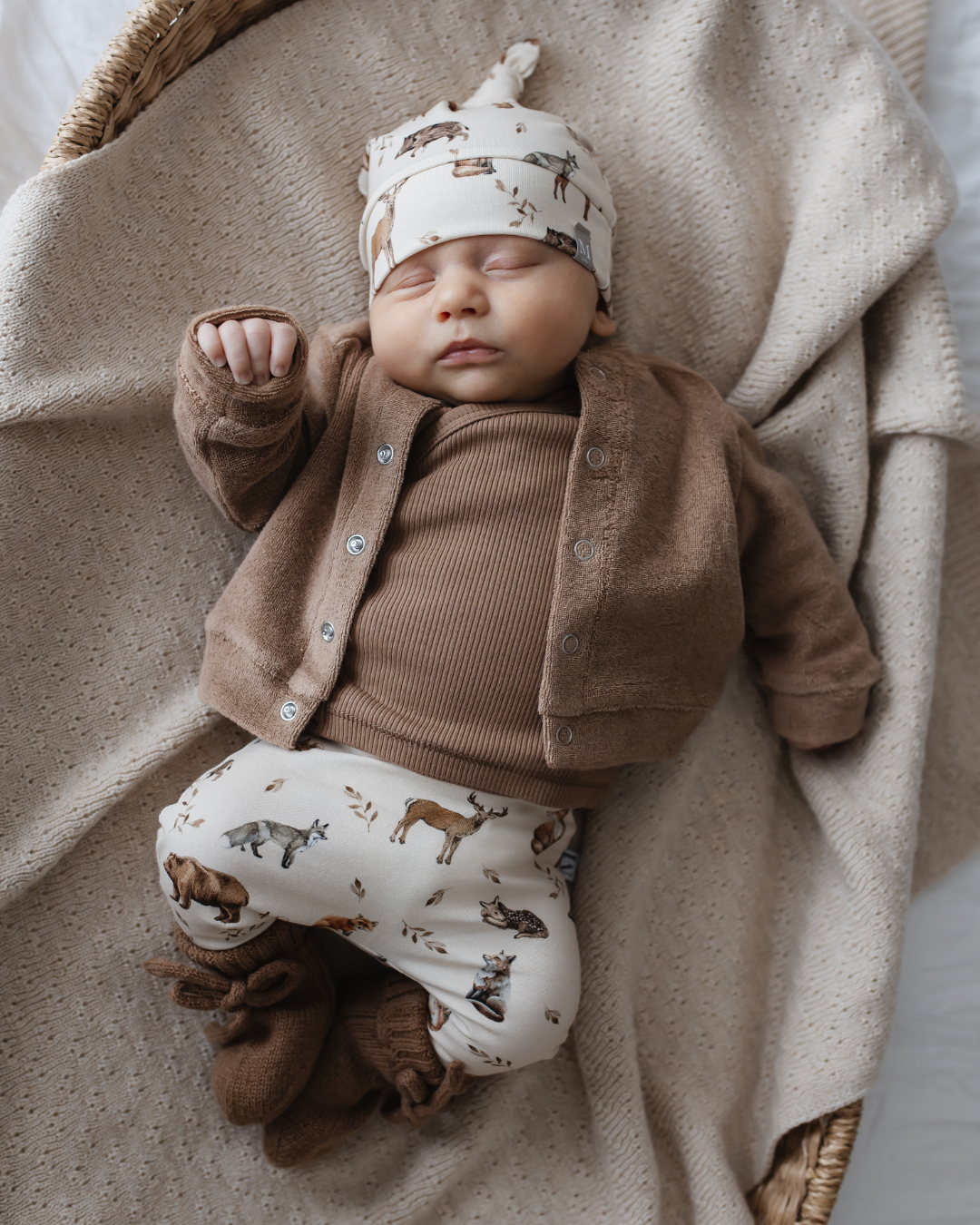 Vestje | Badstof Cacao