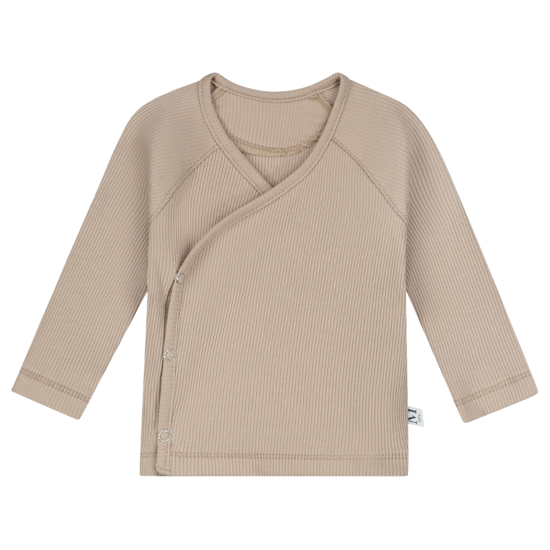 Overslagshirtje | Charlie | Mushroom Rib