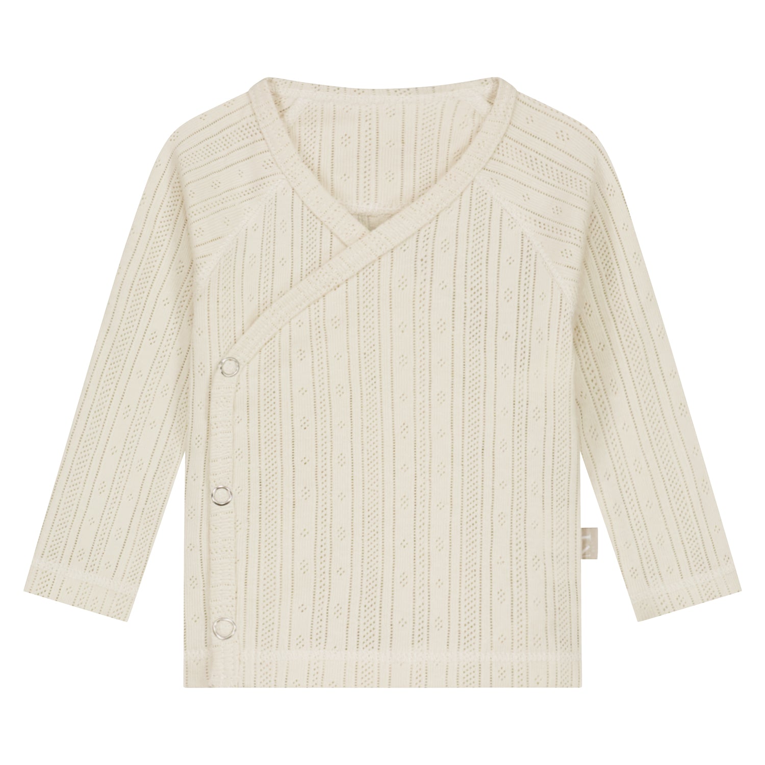 Overslagshirtje | Beige Pointelle