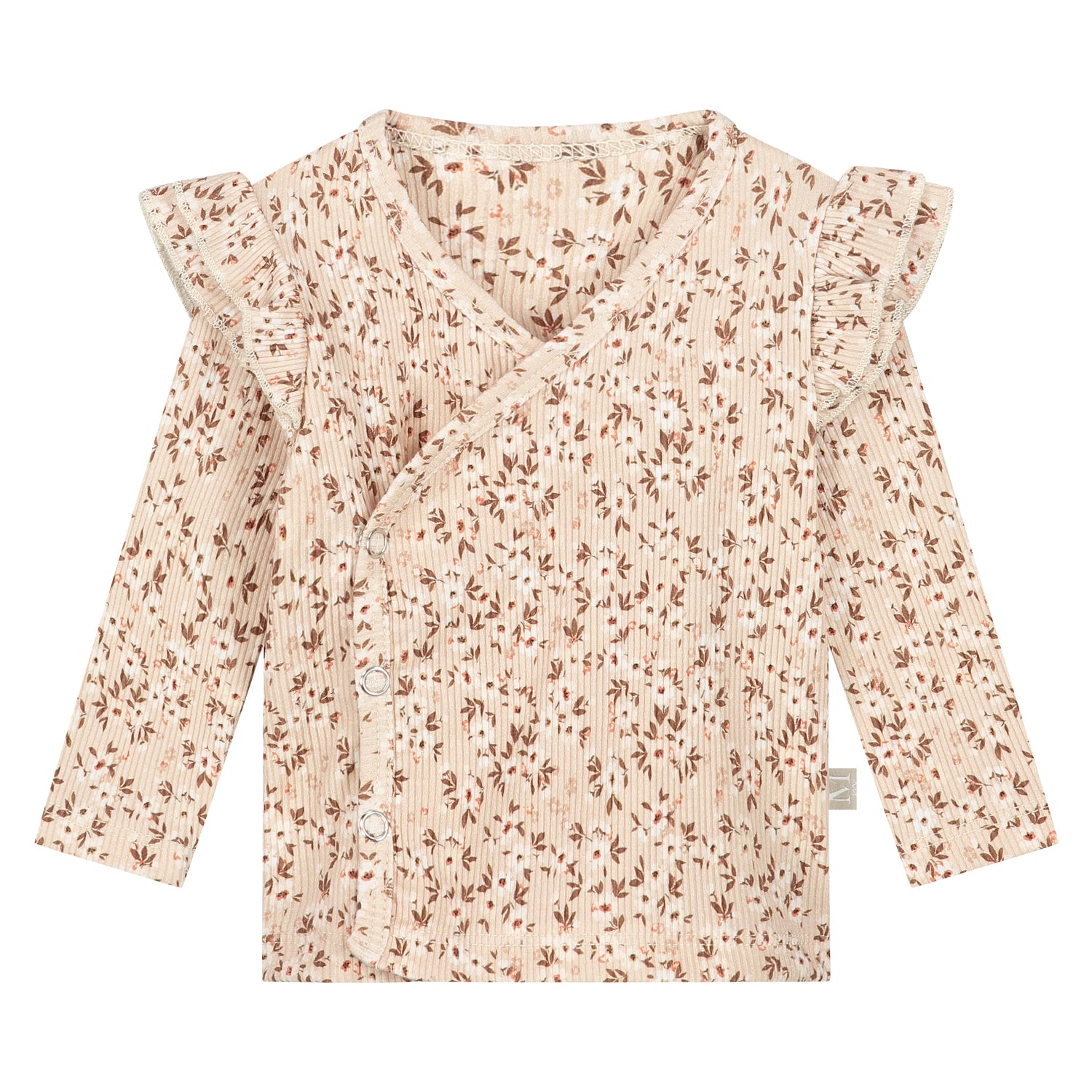 Ruffle Overslagshirtje | Leaflet Rib