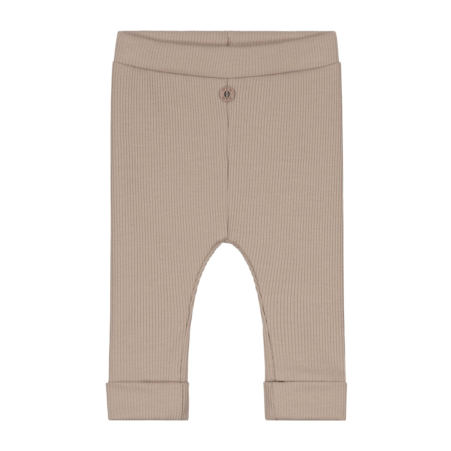 Rib Broekje | Taupe