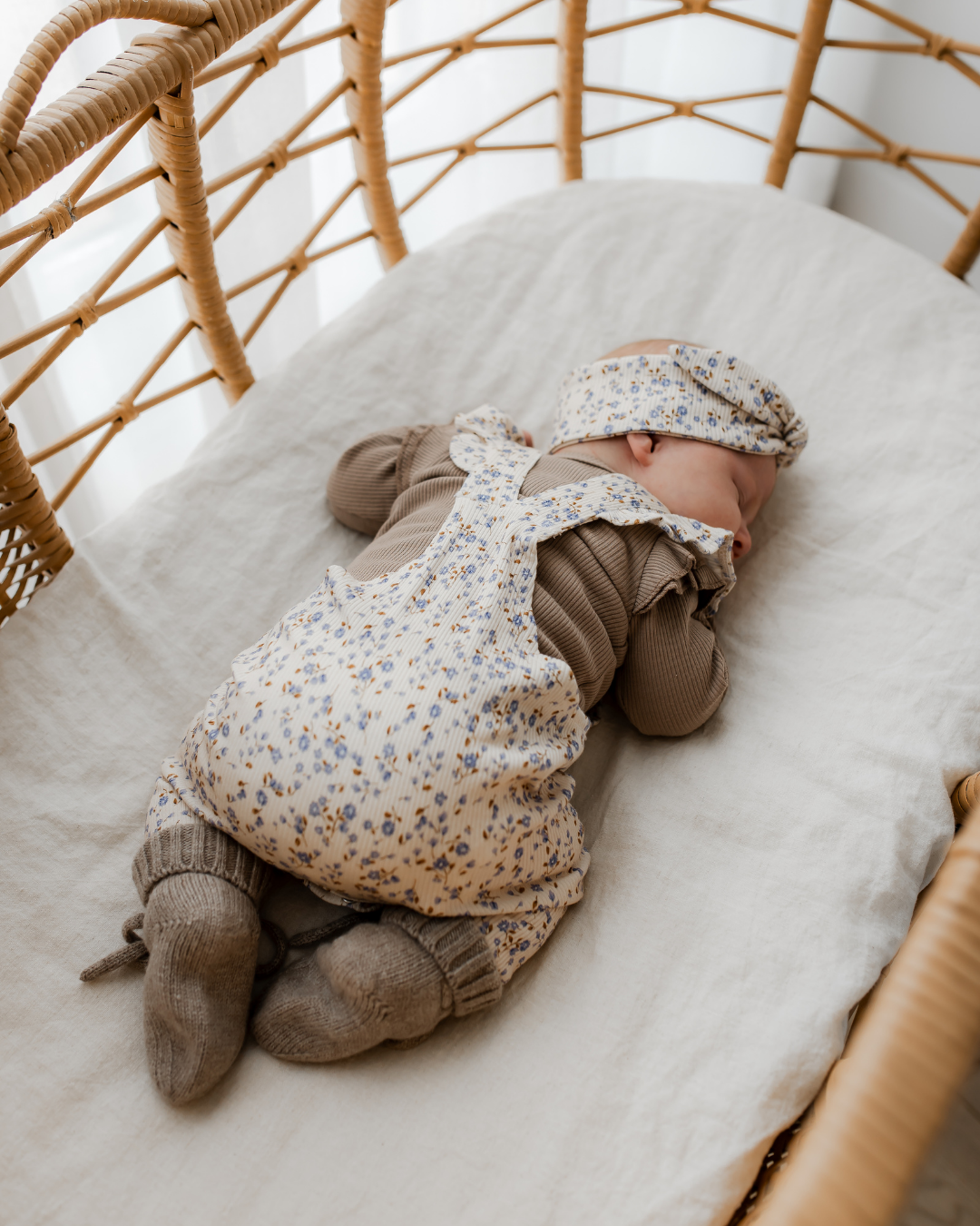 Ruffle Tuinbroekje | Blossom Rib