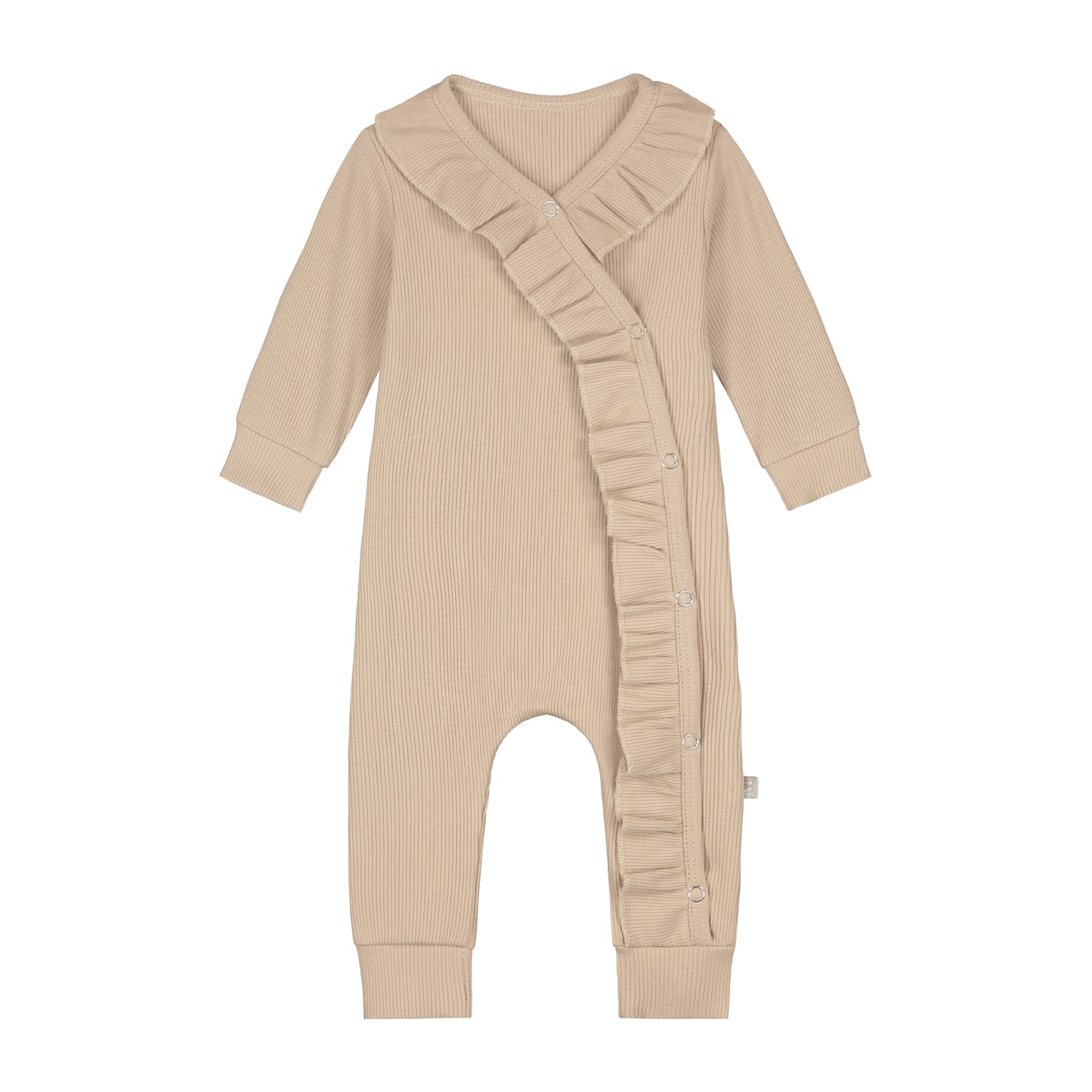 Ruffle Boxpakje | Dark Beige Rib