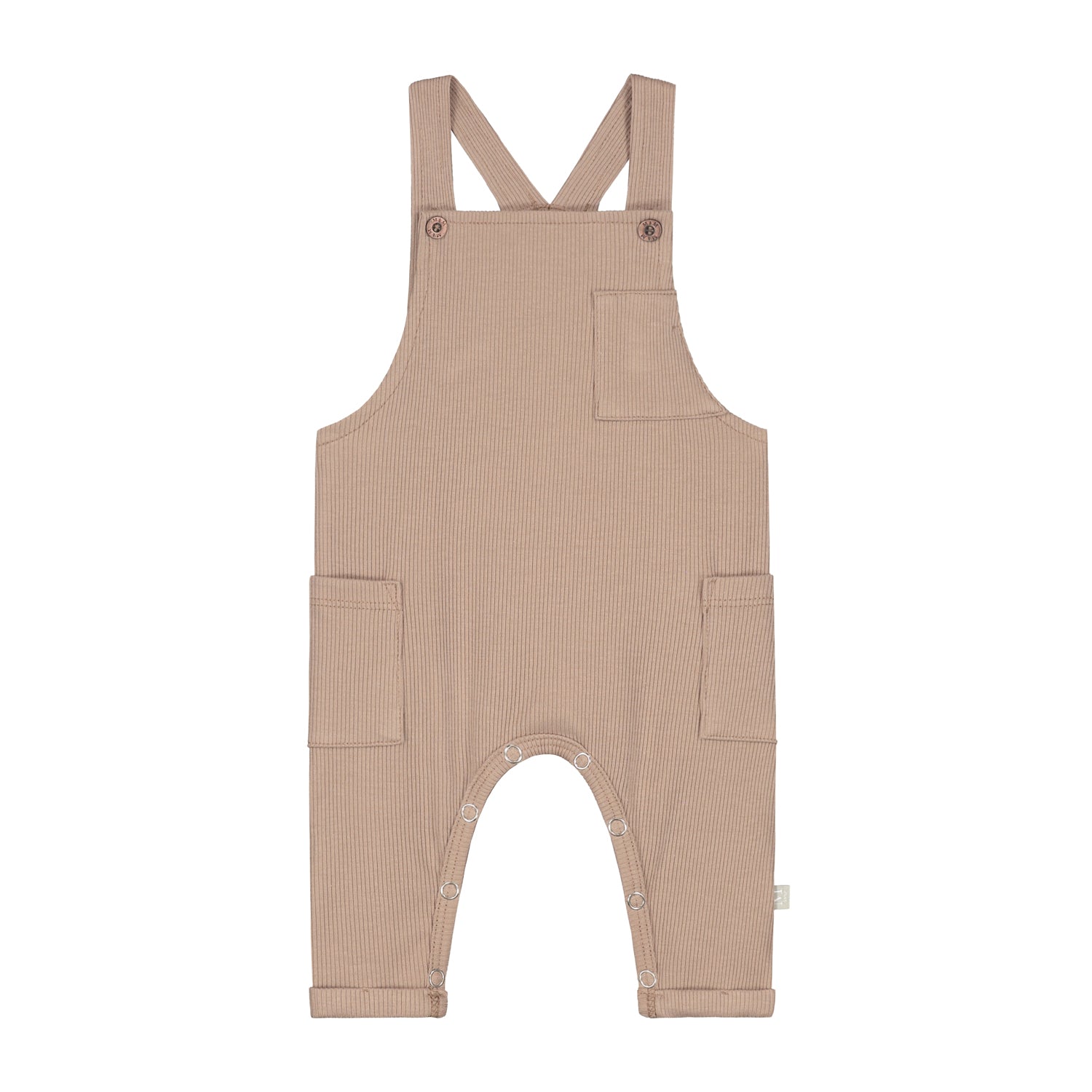 Tuinbroekje | Taupe Rib