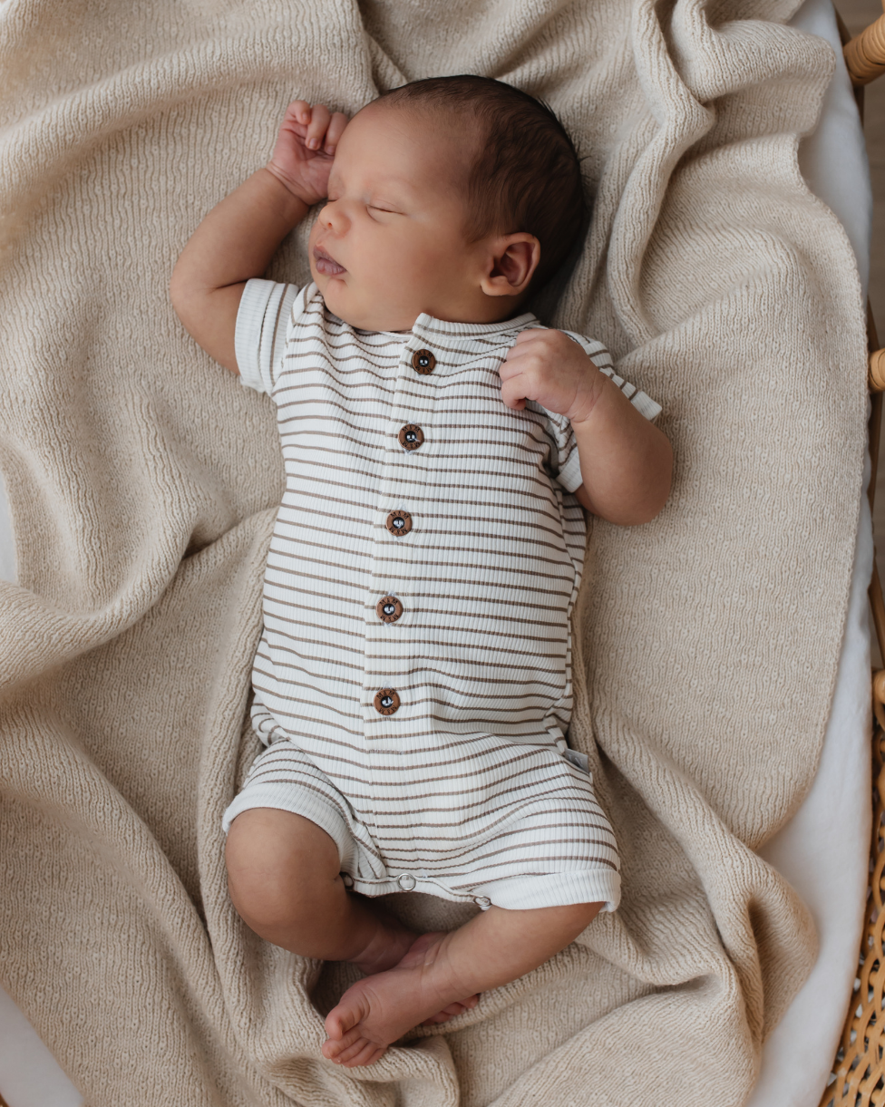 Zomerpakje | Taupe Stripes