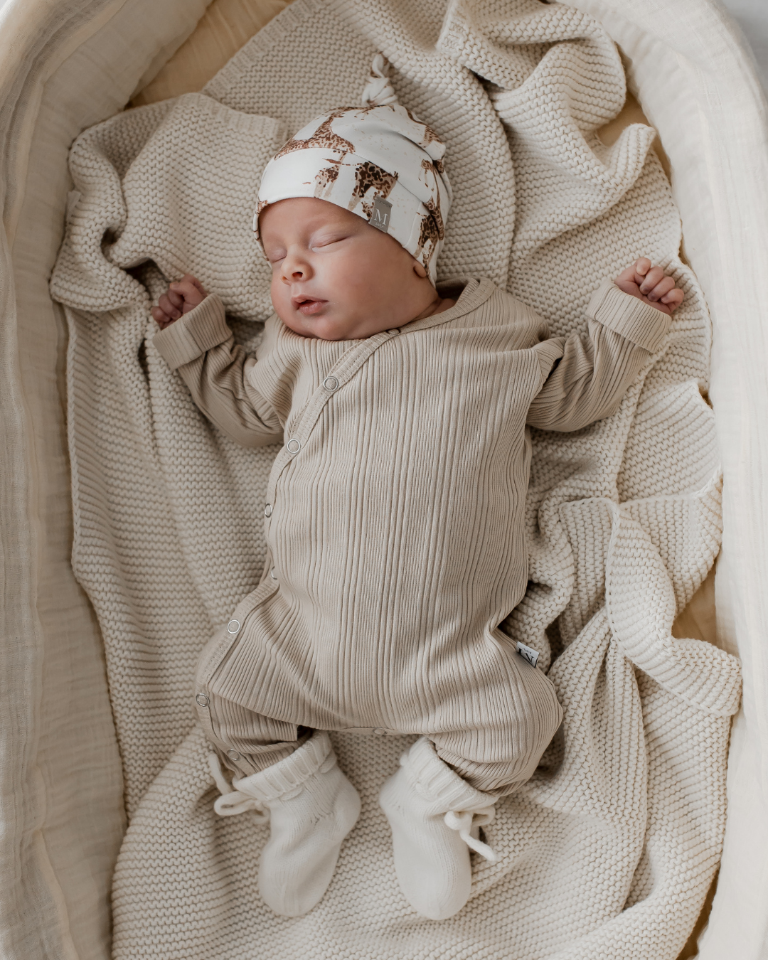 Boxpakje | Beige Irregular Rib