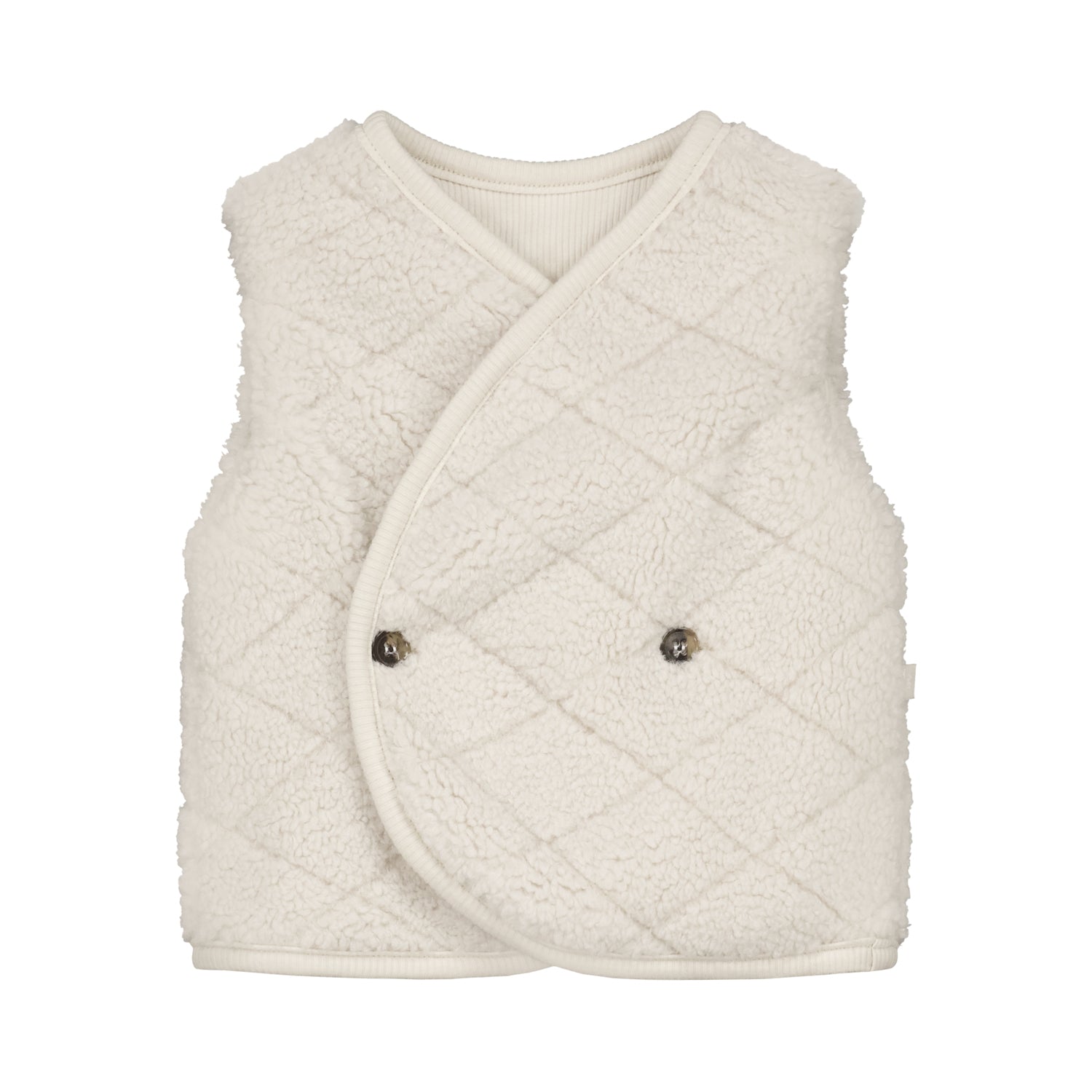 Gilet ruit naturel_Momsandminis