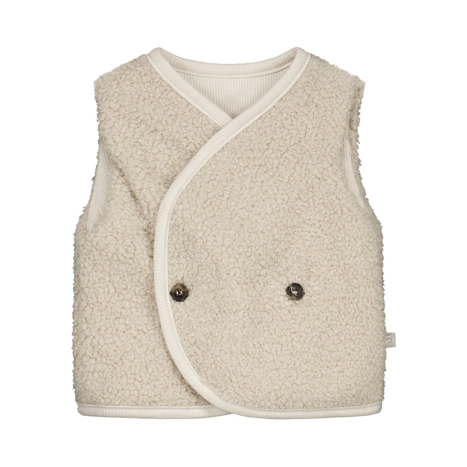 Gilet teddy beige_Momsandminis