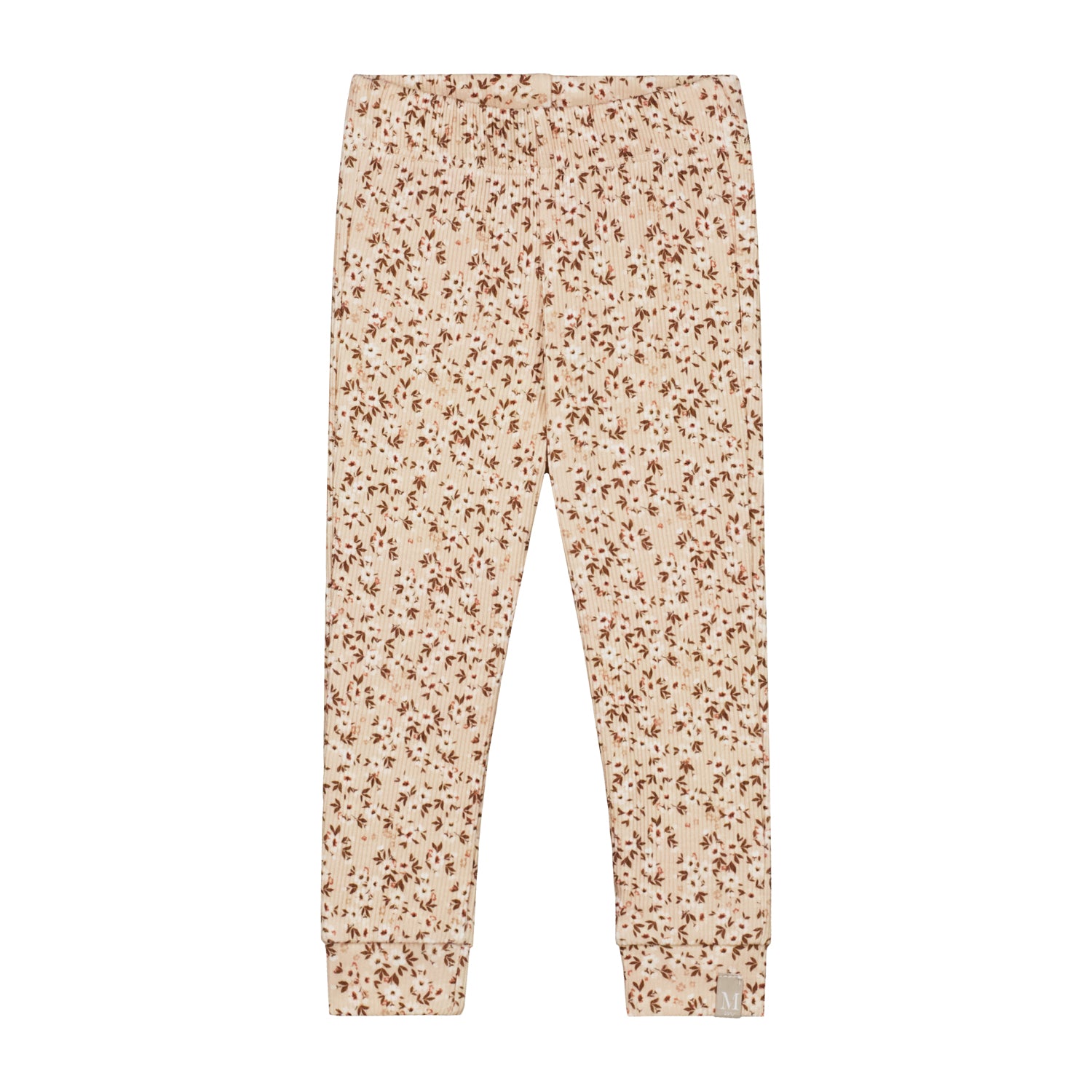 Legging mini flowers rib_Momsandminis