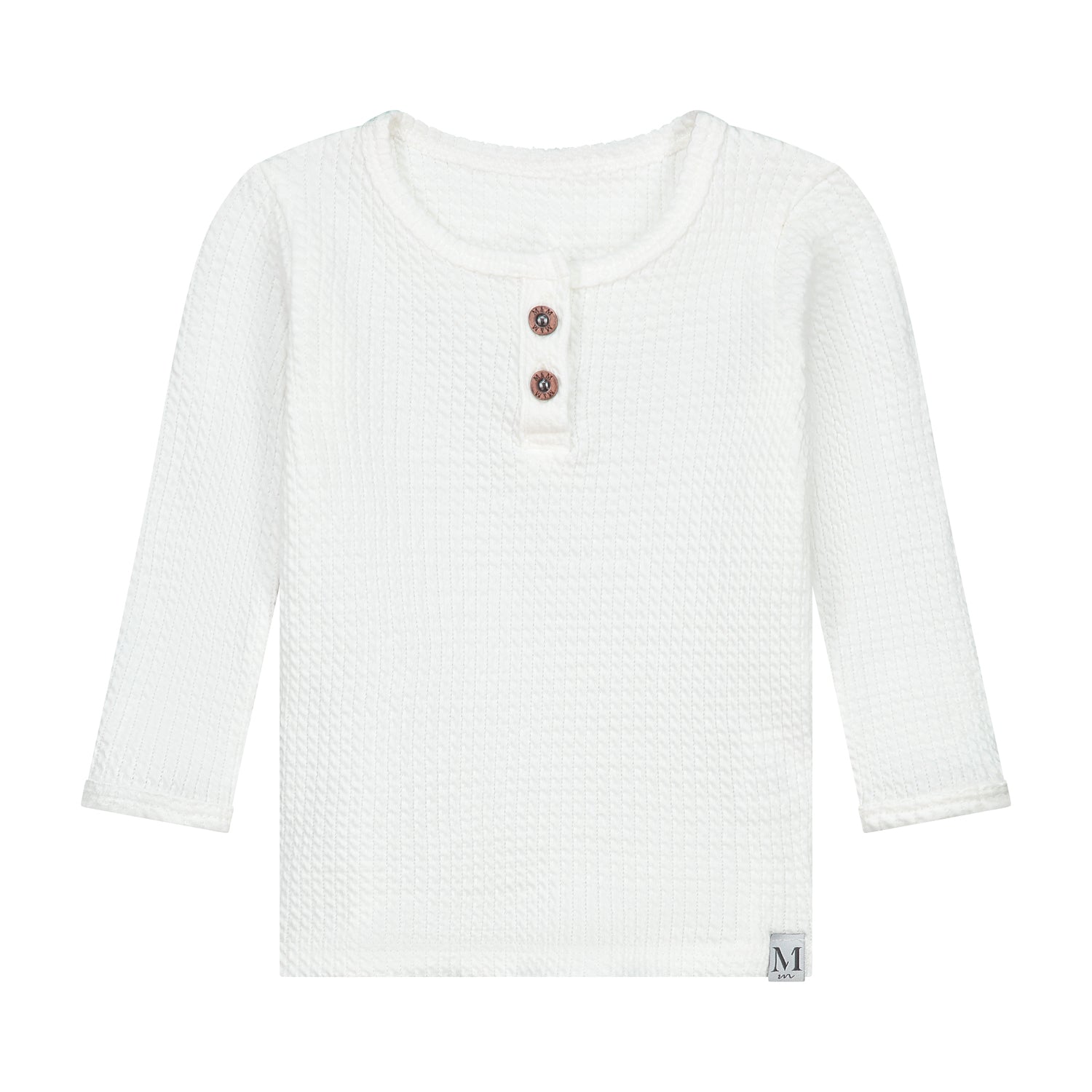Longsleeve Cable Ecru_Momsandminis
