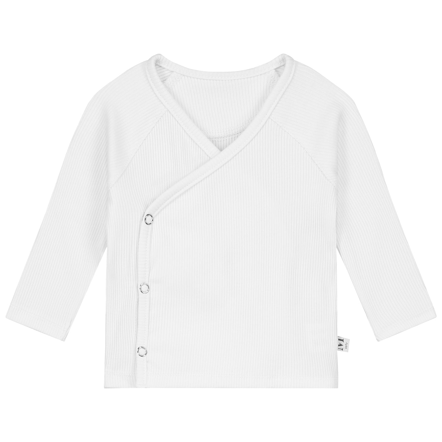Overslag shirtje Rib Ecru_Momsandminis