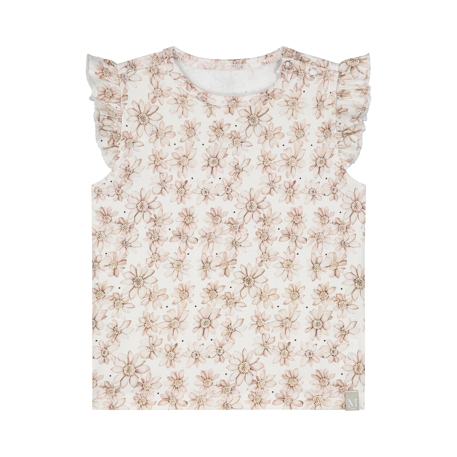Ruffle top lily beige_Momsandminis