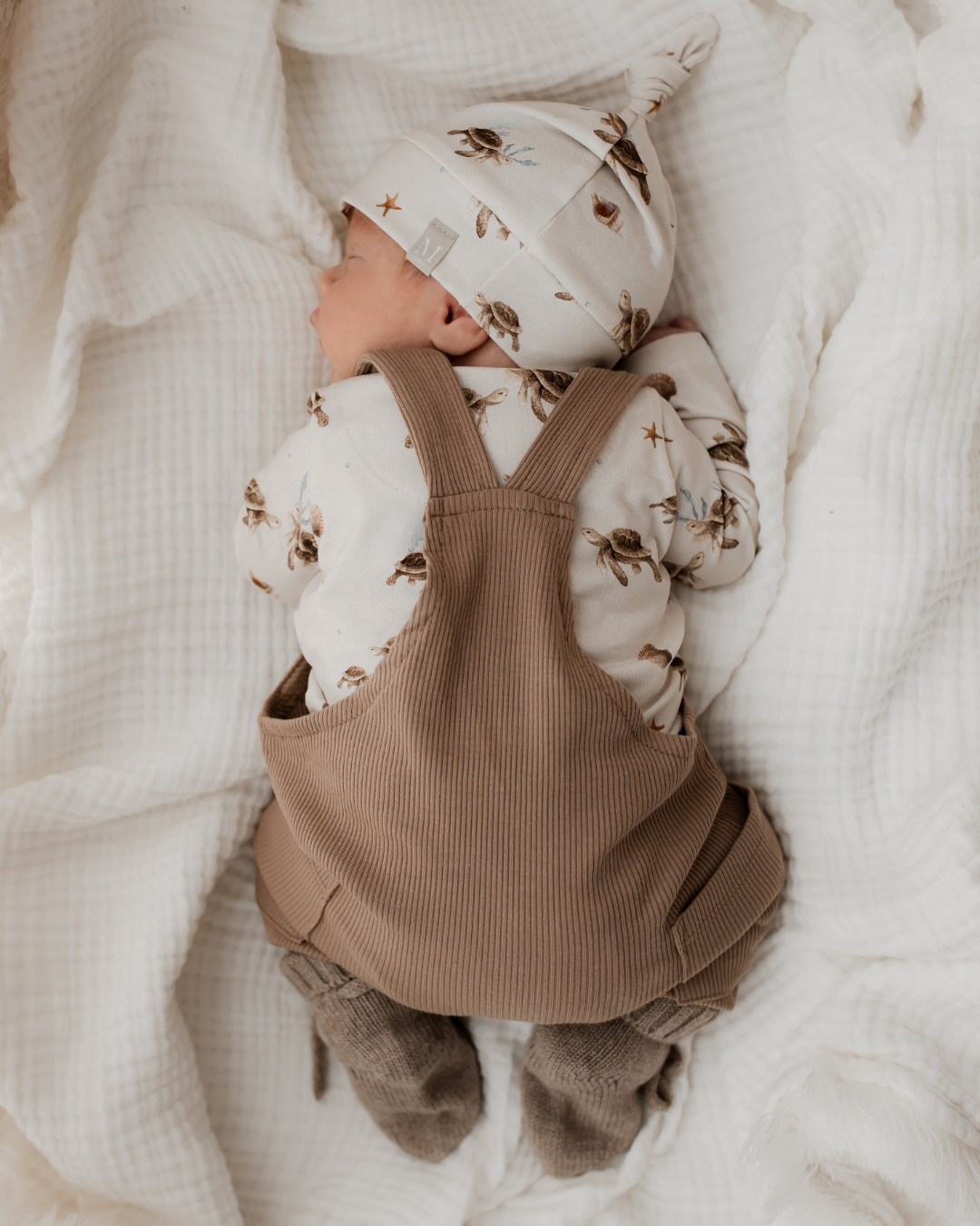 Tuinbroekje | Taupe Rib