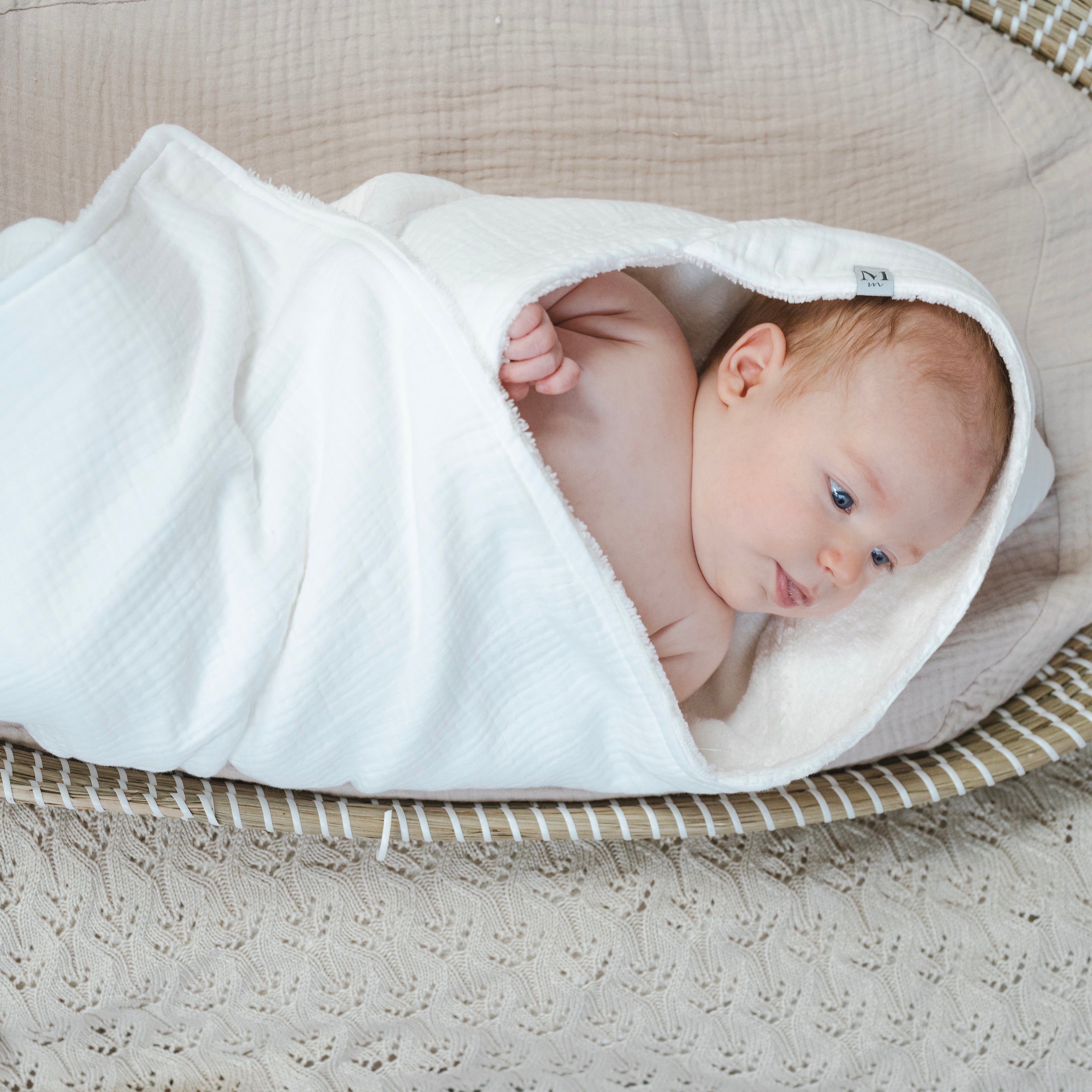 Wikkeldoek hydrofiel ecru_Momsandminis