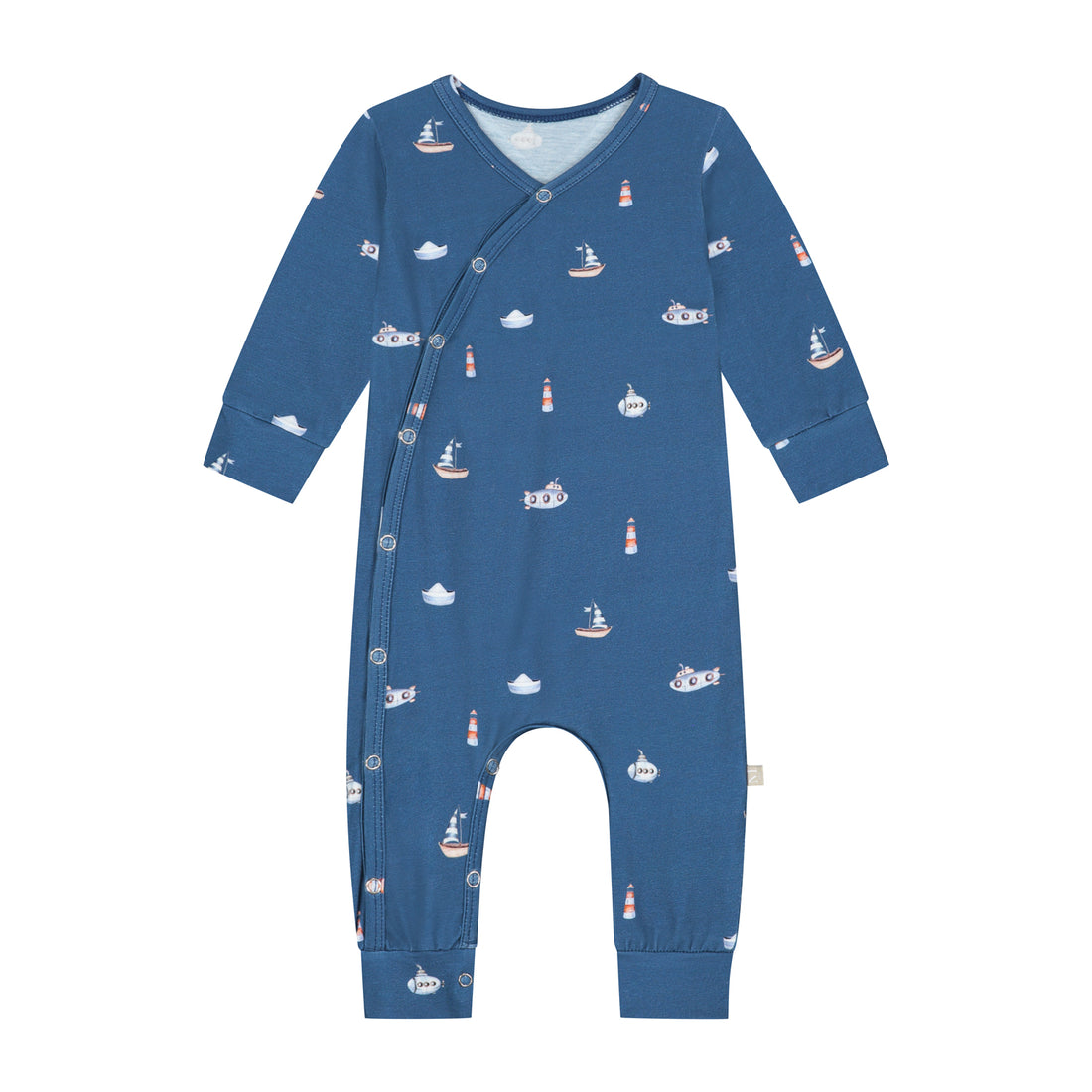 Boxpakje blauw met boten