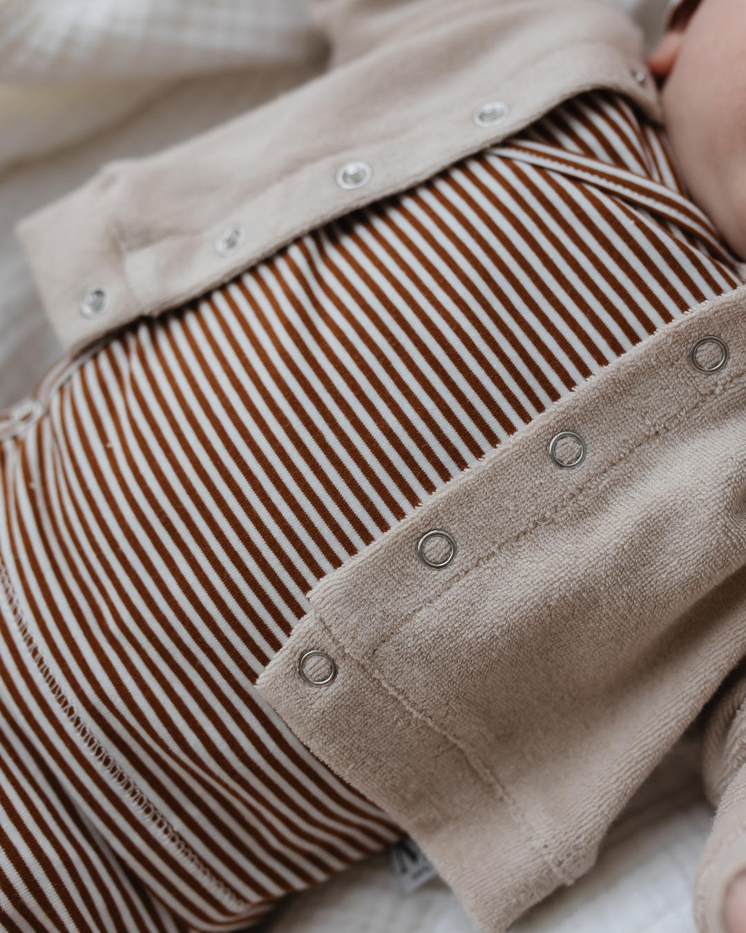 Overslagshirtje | Brons Stripes