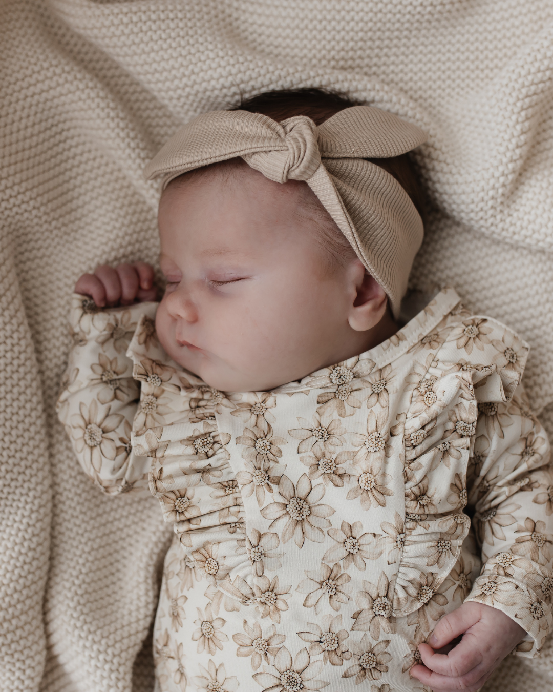 Haarbandje | Beige Rib