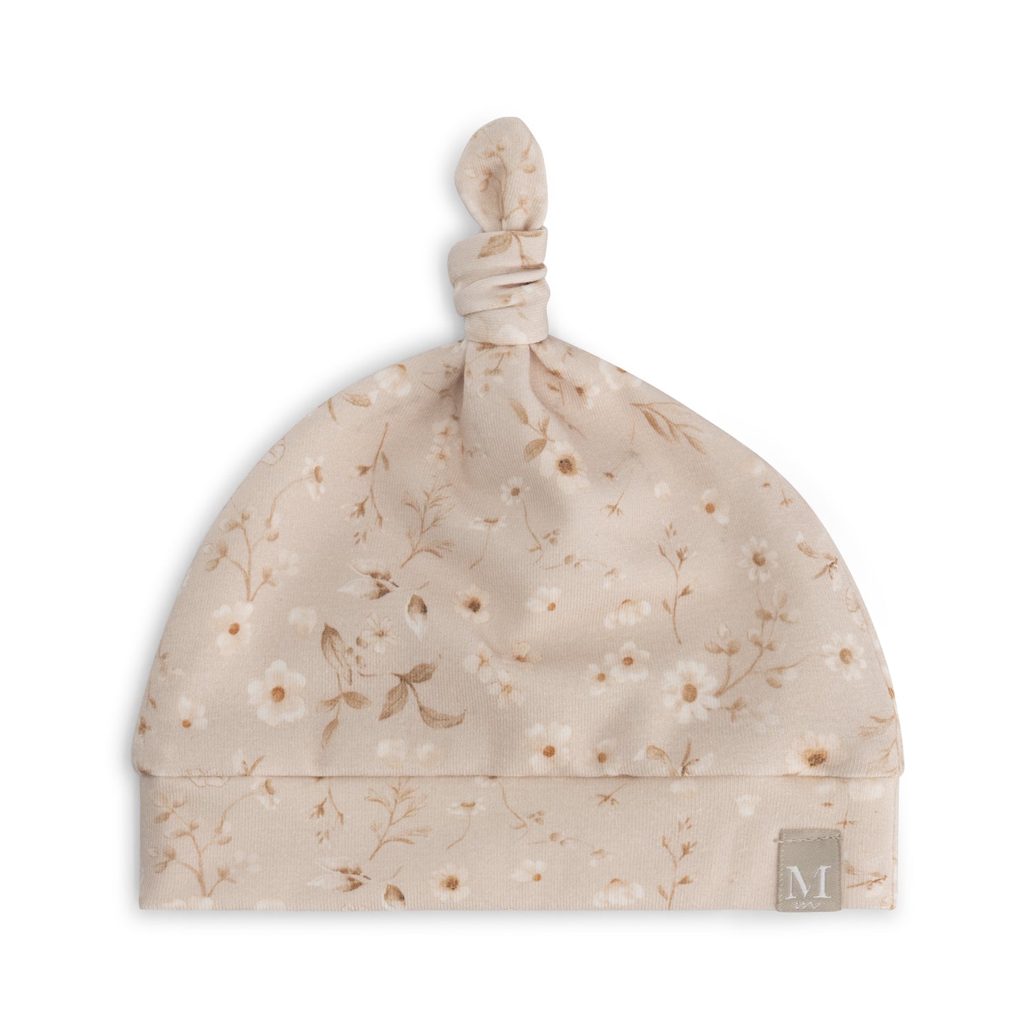 Newborn Mutsje | Beige Flowers