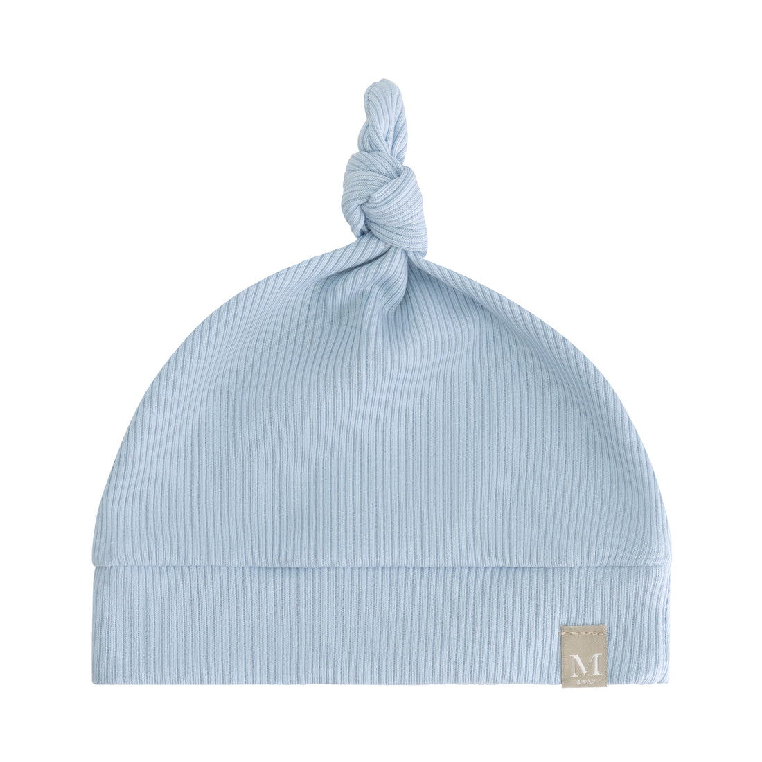 Newborn Mutsje | Baby Blauw Rib