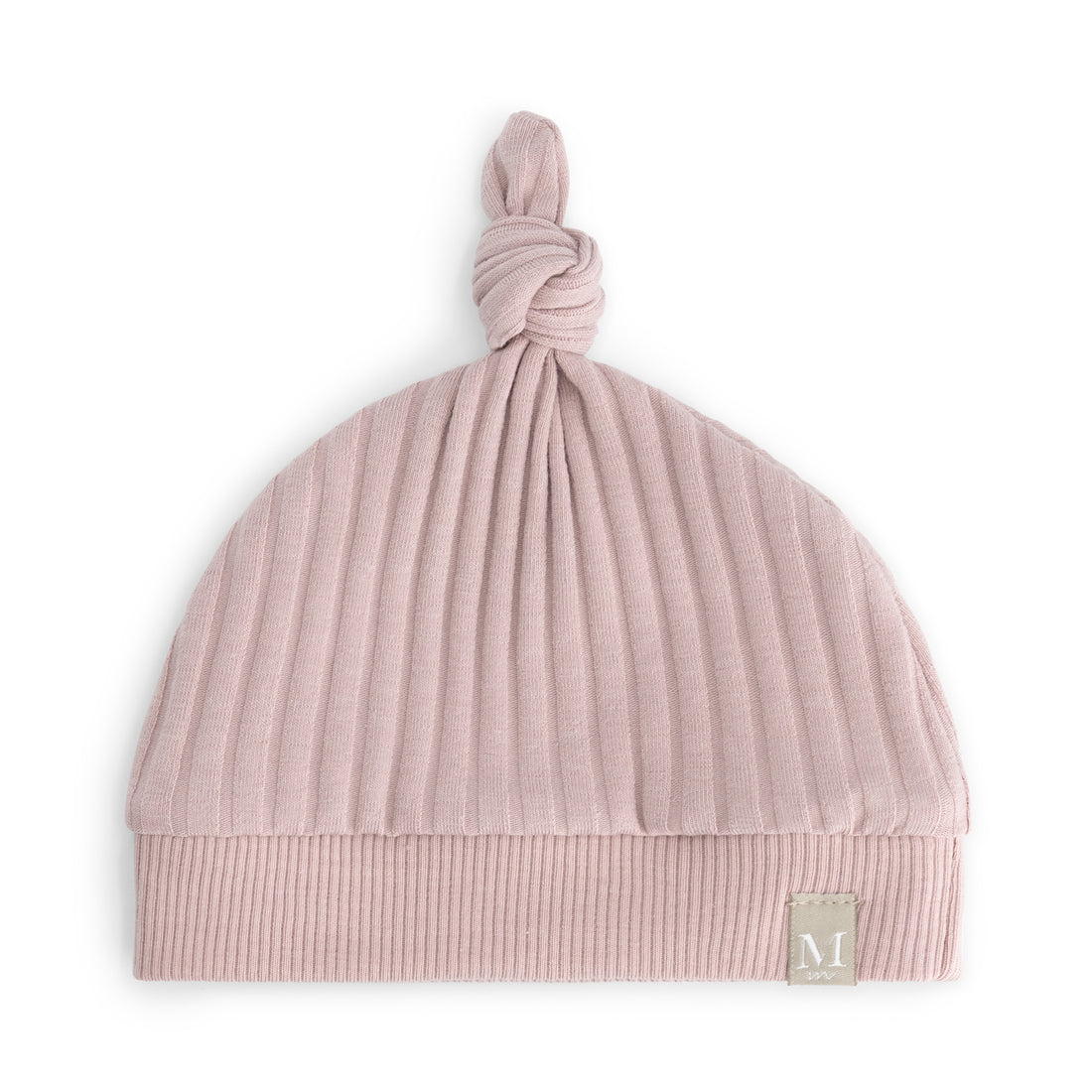 Newborn Mutsje | Roze Rib