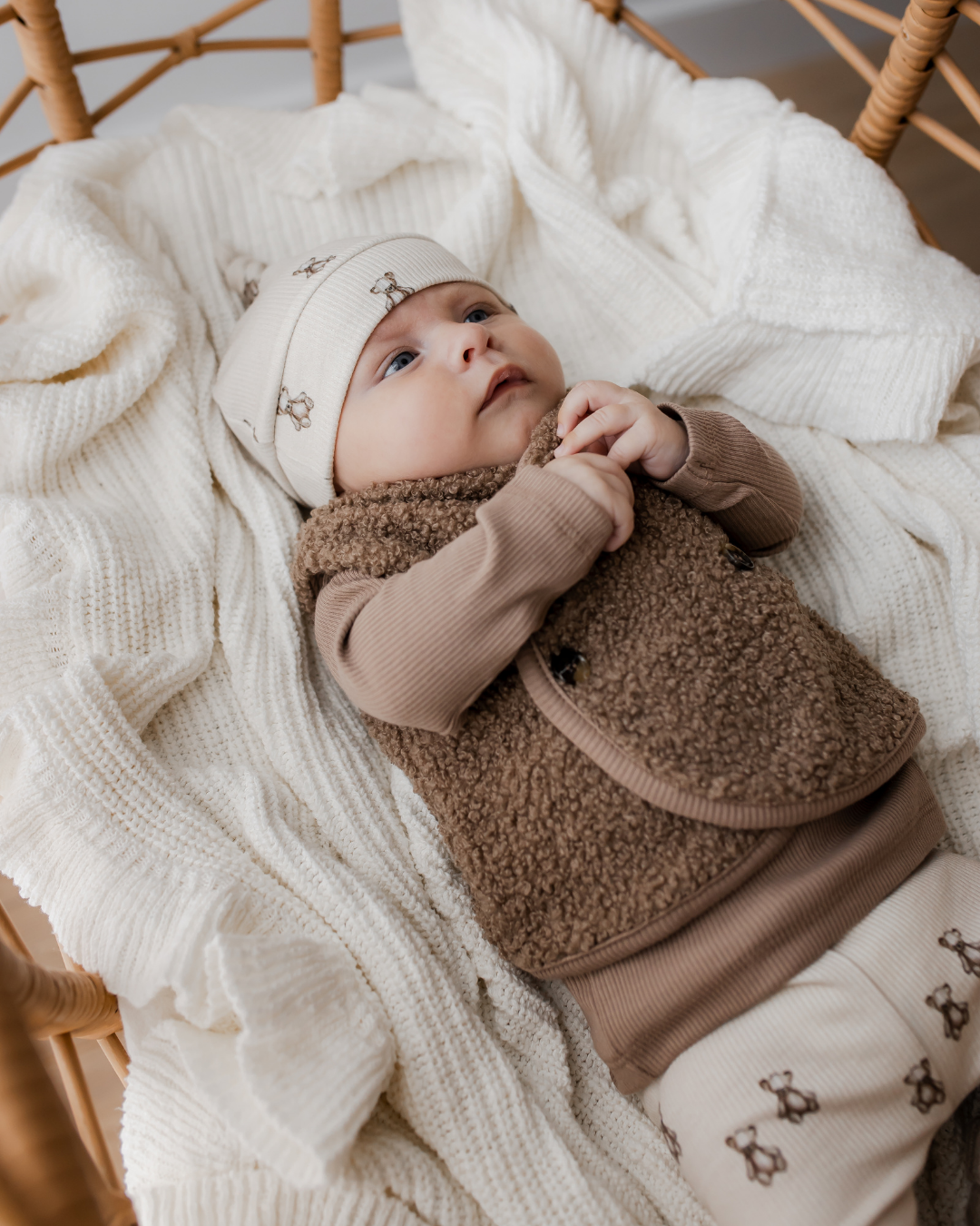 Gilet | Teddy Taupe
