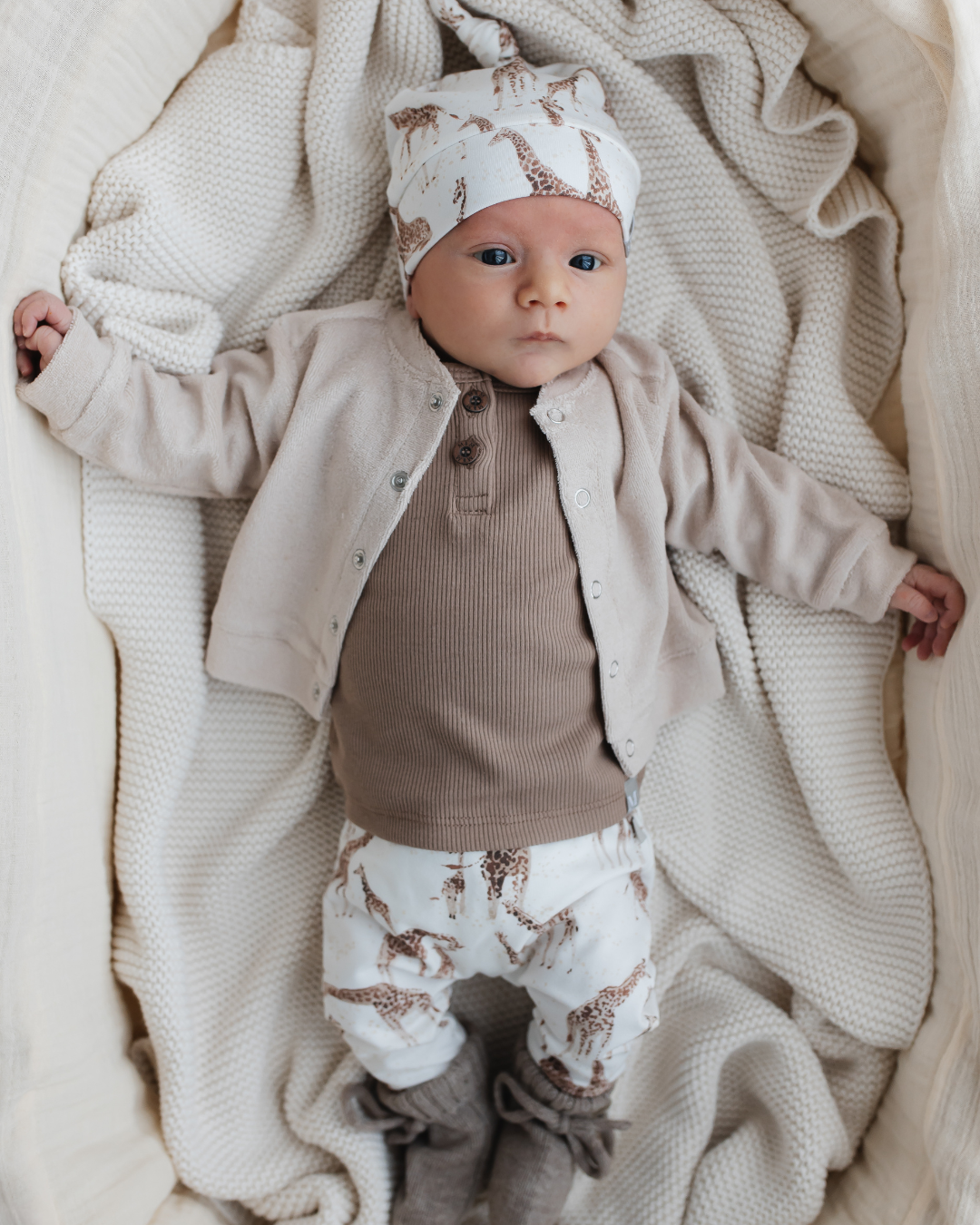 Vestje | Badstof Beige