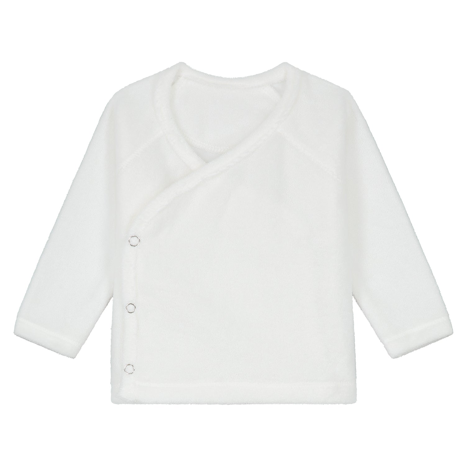 Overslagshirtje | Badstof Ecru