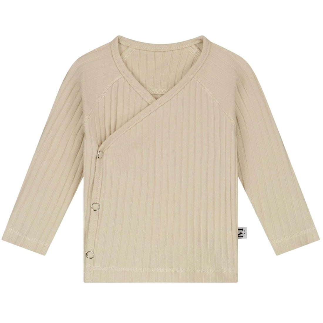Overslagshirtje | Big Rib Beige