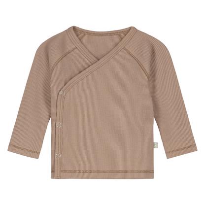 Overslagshirtje | Charlie | Stone Rib