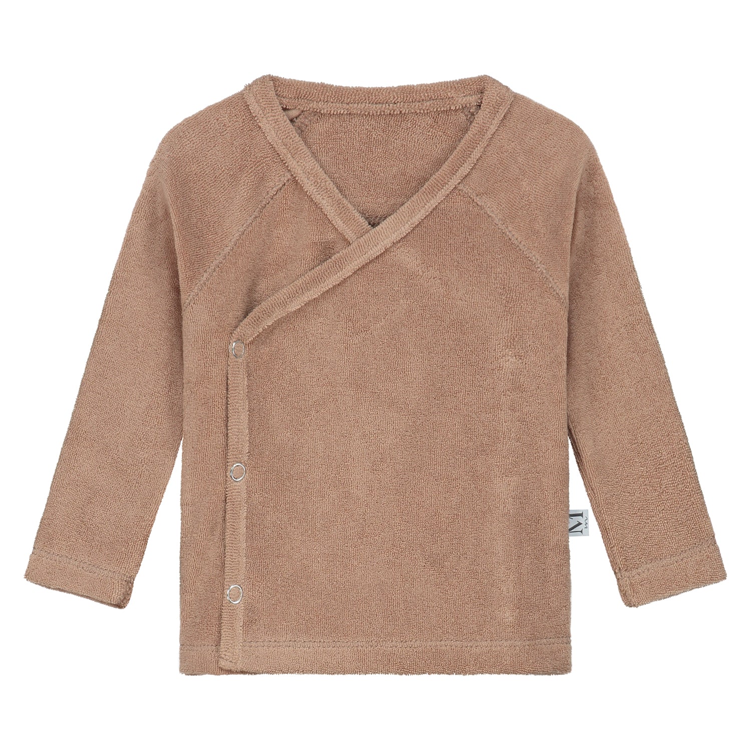 Overslagshirtje | Badstof Cacao