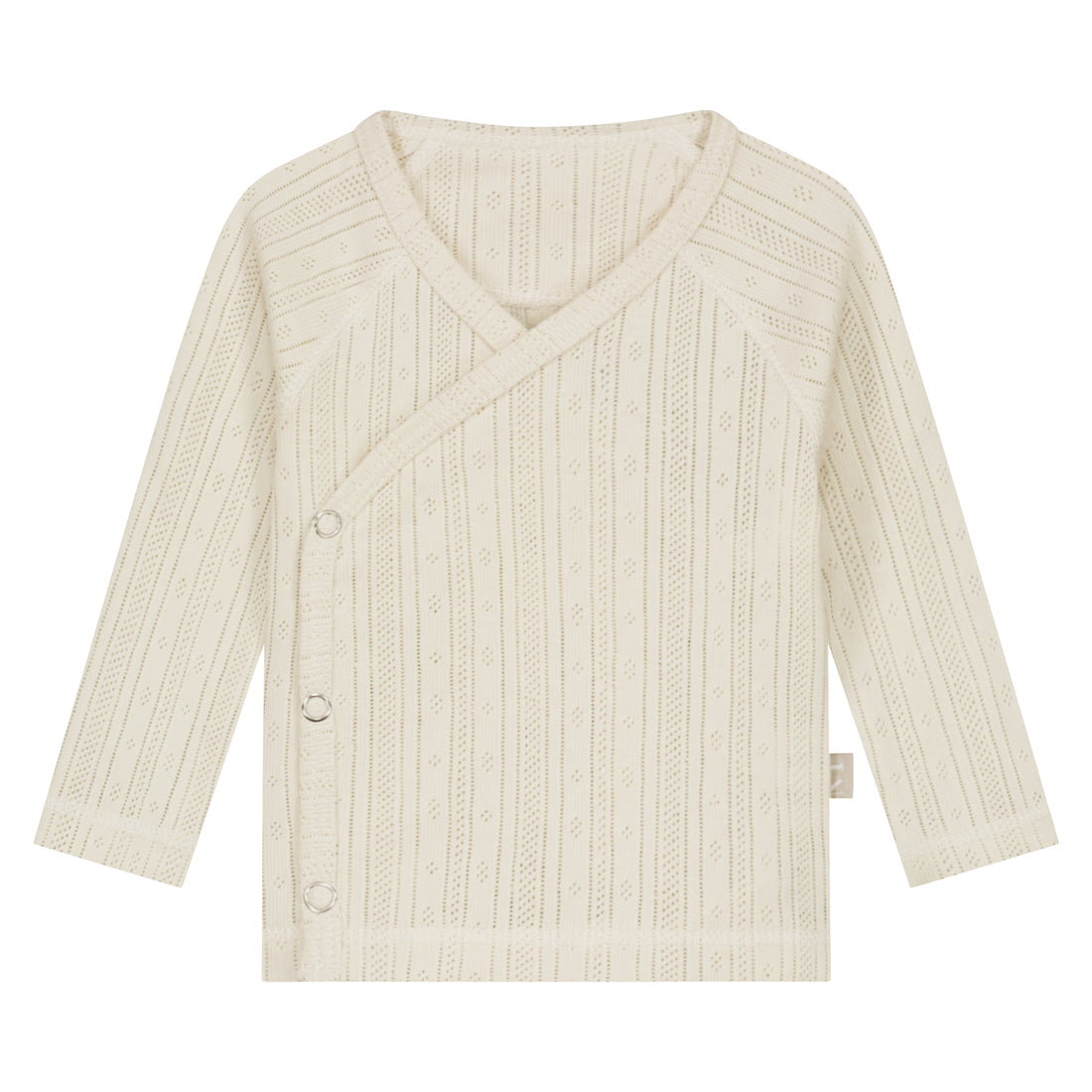Overslagshirtje | Beige Pointelle
