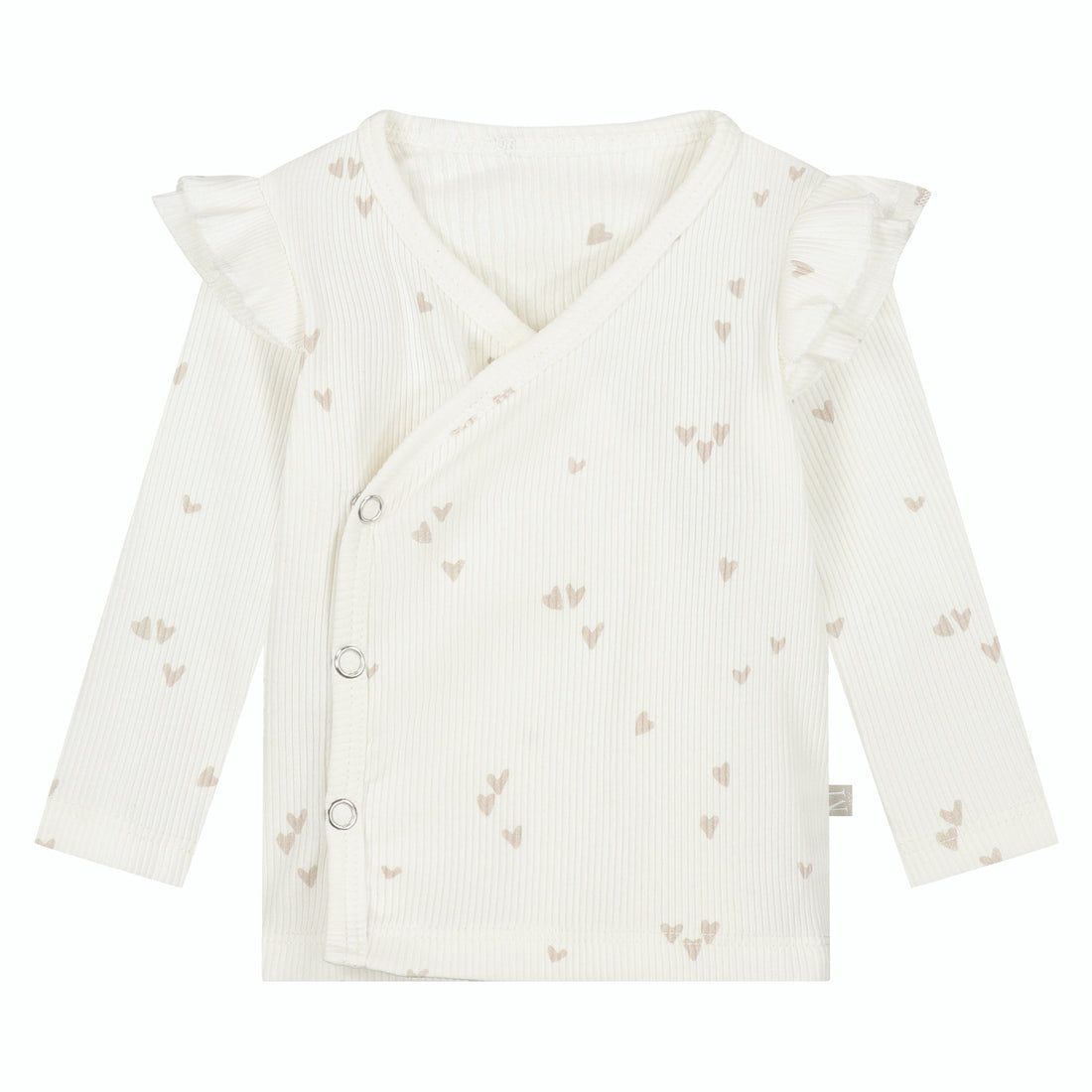 Ruffle Overslagshirtje | Hearts Rib