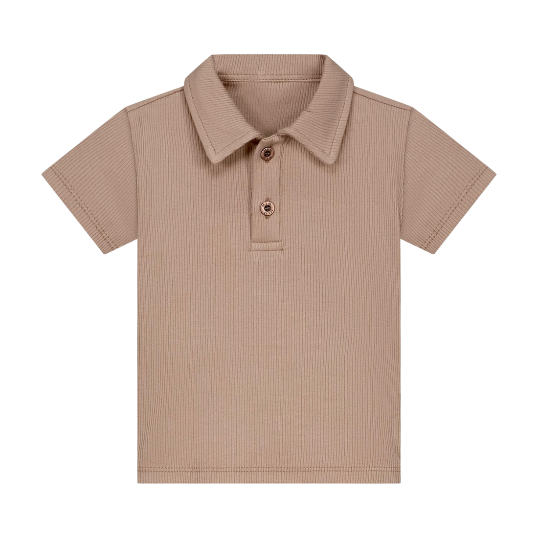 Polo Shirt | Taupe Rib