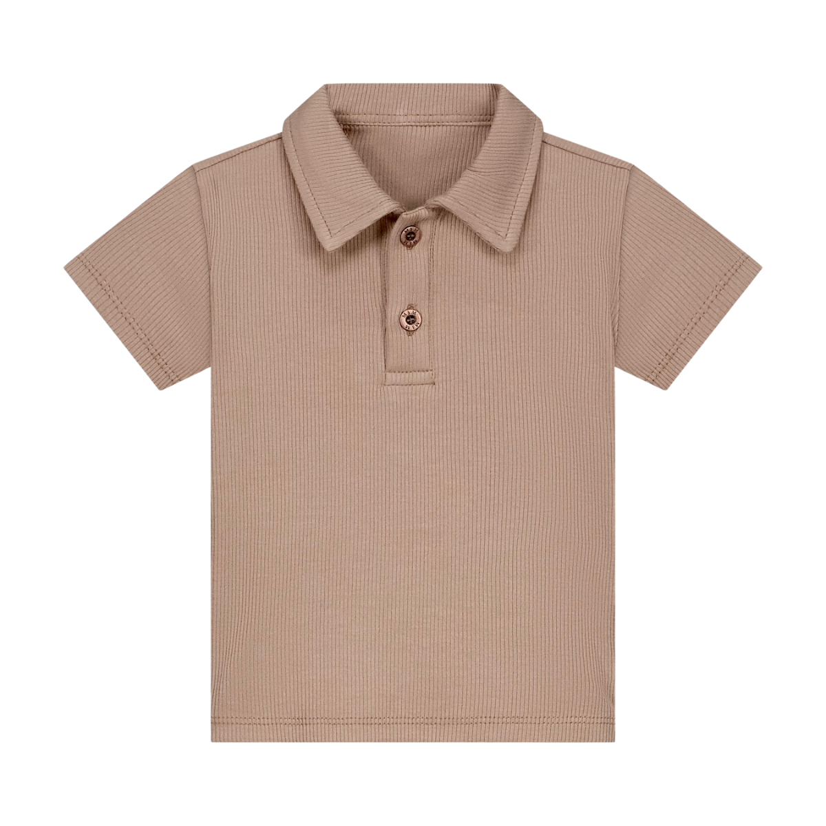 Polo Shirt | Taupe Rib