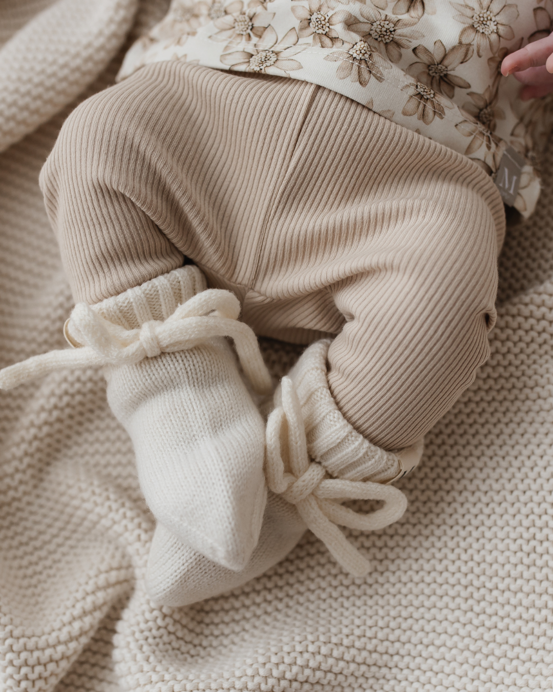 Rib Broekje | Beige
