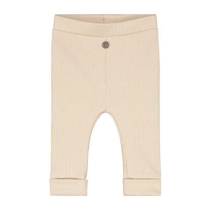 Rib Broekje | Beige