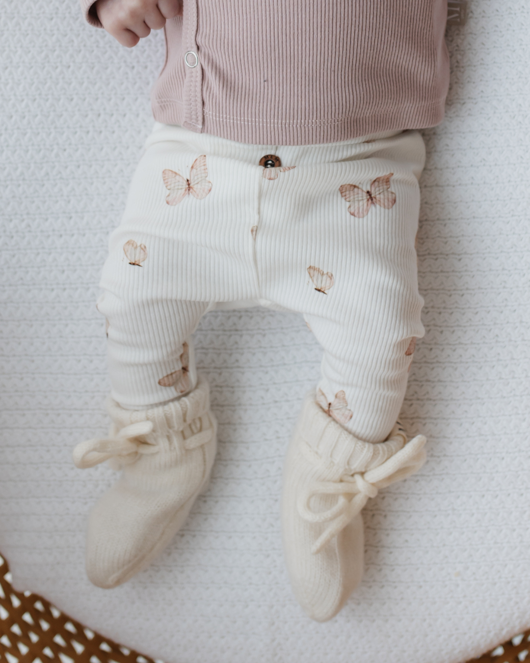 Rib Broekje | Butterflies