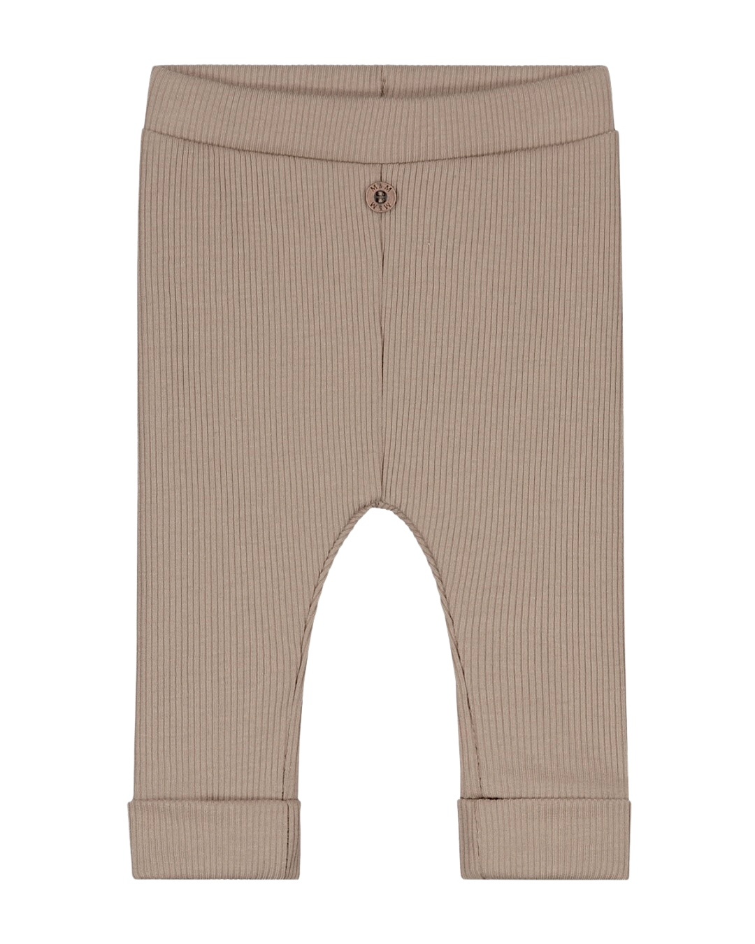 Rib Broekje | Taupe