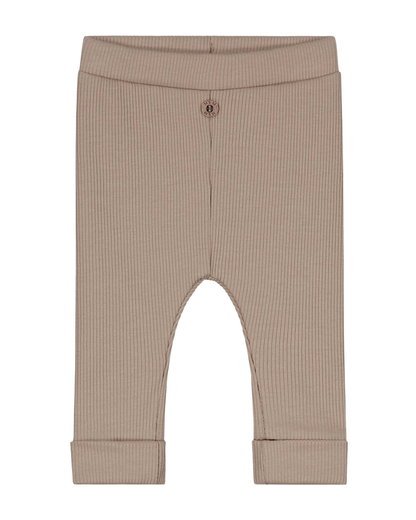 Rib Broekje | Taupe