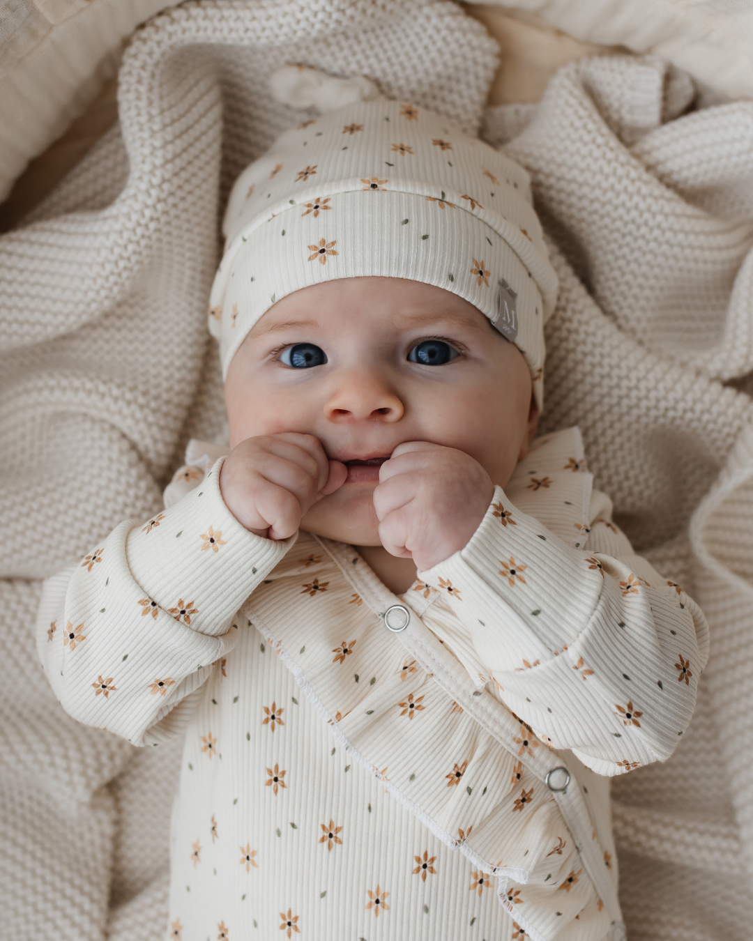 Newborn Mutsje | Starflowers Rib
