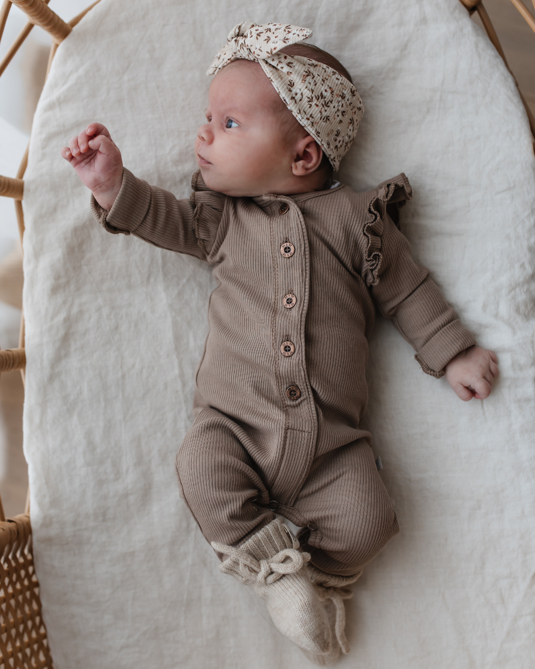 Ruffle Boxpakje | Taupe