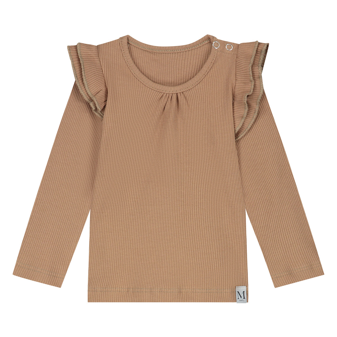 Ruffle Longsleeve | Cacao