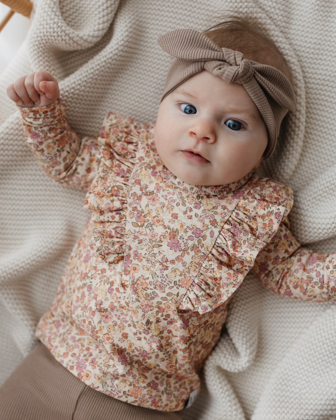 Ruffle Longsleeve | Pretty Flowers