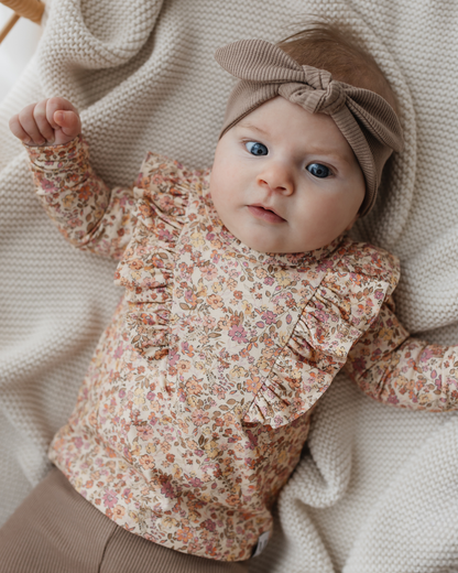 Ruffle Longsleeve | Pretty Flowers