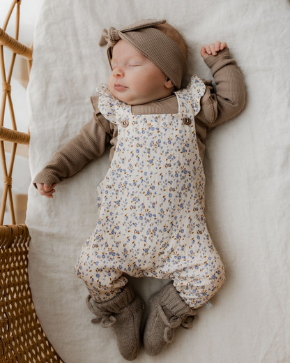 Ruffle Tuinbroekje | Blossom Rib