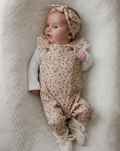 Ruffle Longsleeve | Ecru Rib