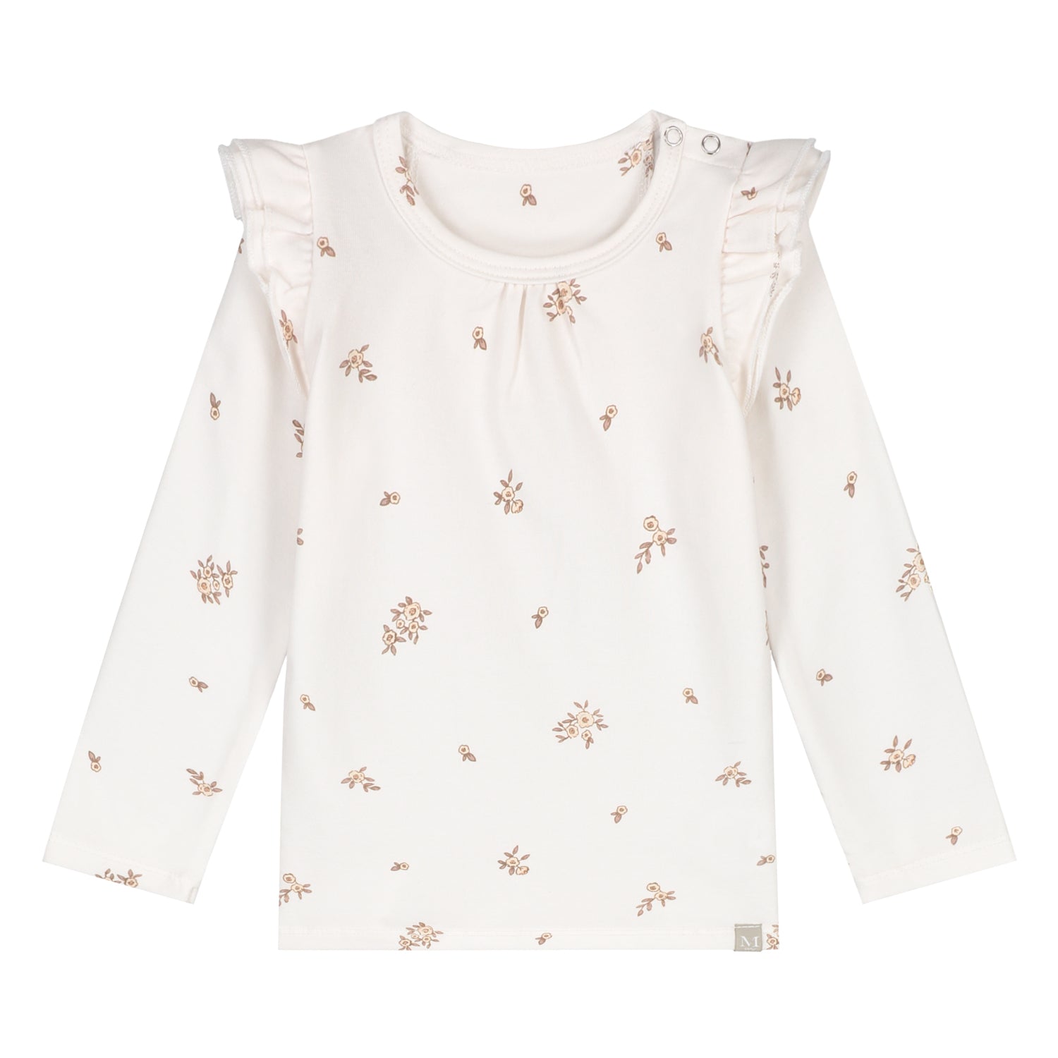 Ruffle Longsleeve | Whisper Bloom