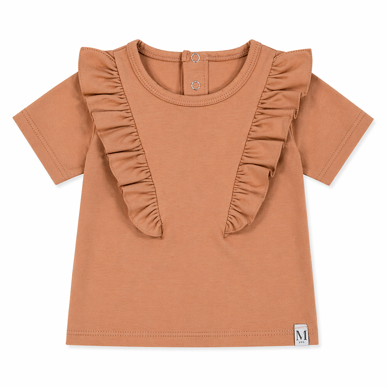 Ruffle Shirt | Perzik