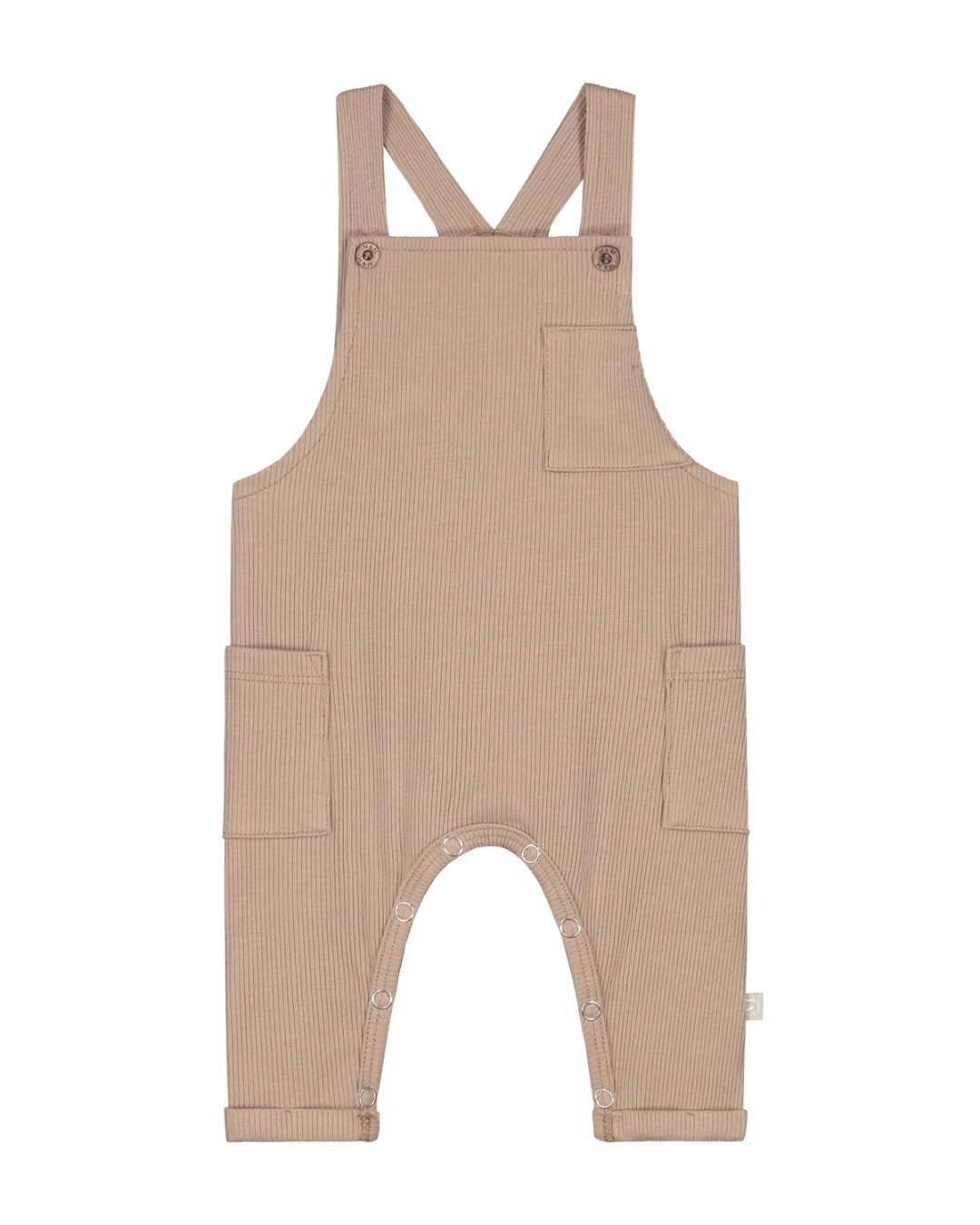 Tuinbroekje | Taupe Rib