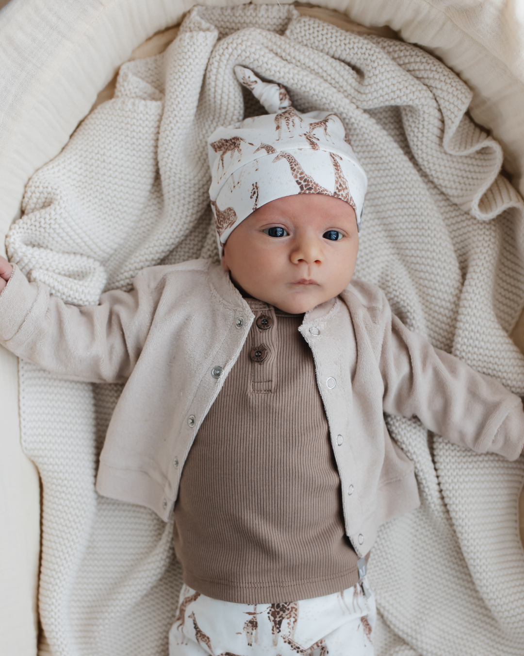 Vestje | Badstof Beige